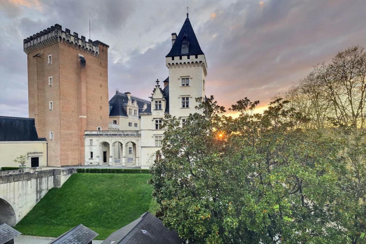 Vue Magique Sur Le Chateau Dans Un Quartier Populaire Pau Eksteriør bilde